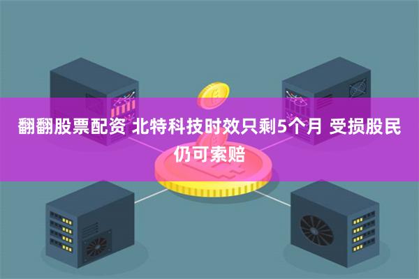 翻翻股票配资 北特科技时效只剩5个月 受损股民仍可索赔