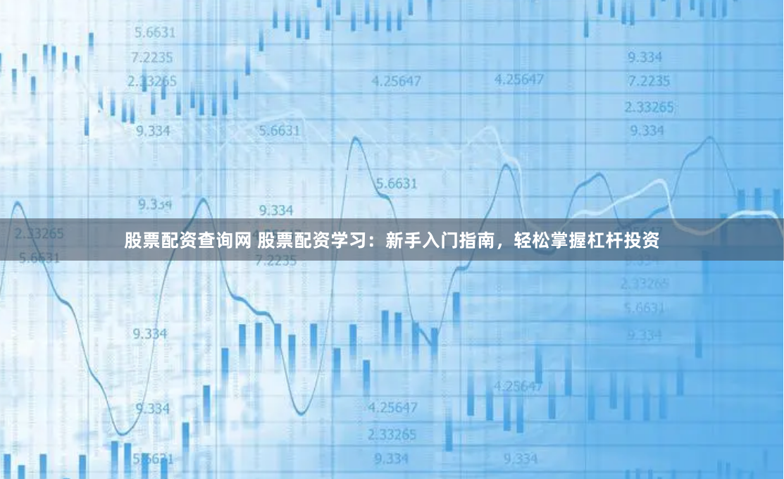 股票配资查询网 股票配资学习：新手入门指南，轻松掌握杠杆投资